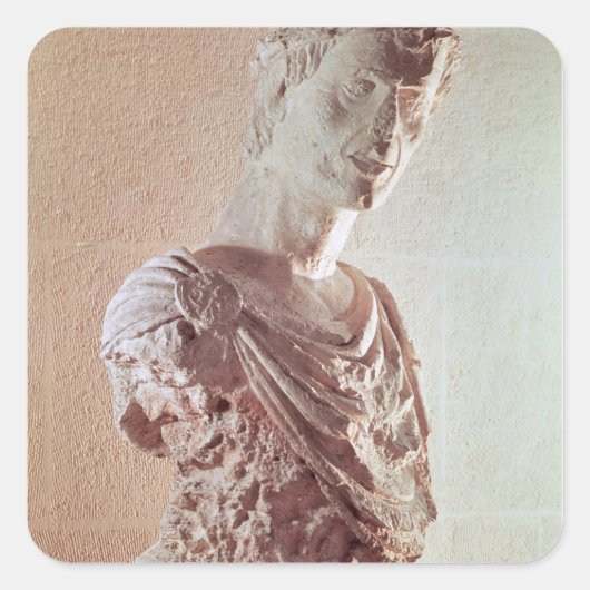 フレドリック2代皇帝の胸像 スクエアシール (正面)