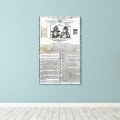 フレドリック5世の婚姻の宣言 キャンバスプリント (インサイチュ (ウッドフロア))