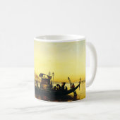 フレドリック・アーサーによるナイルでのミイラの葬儀 コーヒーマグカップ (正面右)