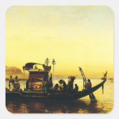 フレドリック・アーサーによるナイルでのミイラの葬儀 スクエアシール (正面)