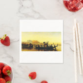 フレドリック・アーサーによるナイルでのミイラの葬儀 スタンダードカクテルナプキン (インサイチュ)