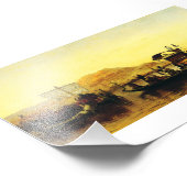 フレドリック・アーサーによるナイルでのミイラの葬儀 フォトプリント (角)