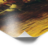 フレドリック・アーサーによるナイルでのミイラの葬儀 フォトプリント (角)