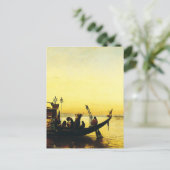 フレドリック・アーサーによるナイルでのミイラの葬儀 ポストカード (スタンド正面)