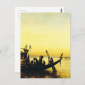 フレドリック・アーサーによるナイルでのミイラの葬儀 ポストカード (正面/裏面)