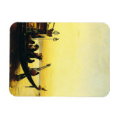 フレドリック・アーサーによるナイルでのミイラの葬儀 マグネット (横)