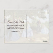 フレドリック・バジルの家族の再会 保存日付 ポストカード (裏面)