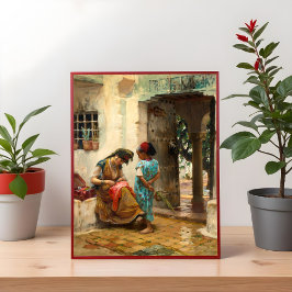 フレドリック・ブリジマンによる裁縫レッスン ポスター