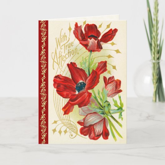 フレビクトリアンンドのバレンタインデーカード シーズンカード (正面)