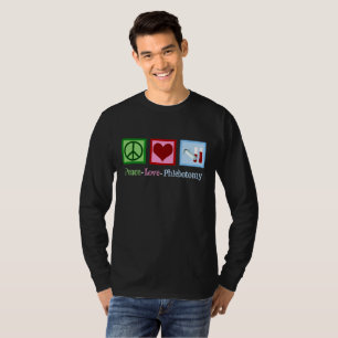 フレボトミストピースラブフレボトミー Tシャツ