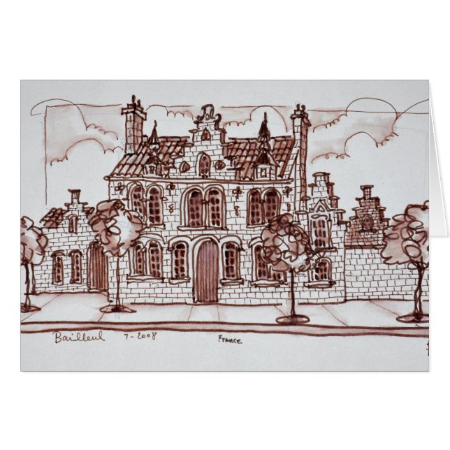 フレミッシュ建築| Bailleul（フランス） (正面横)