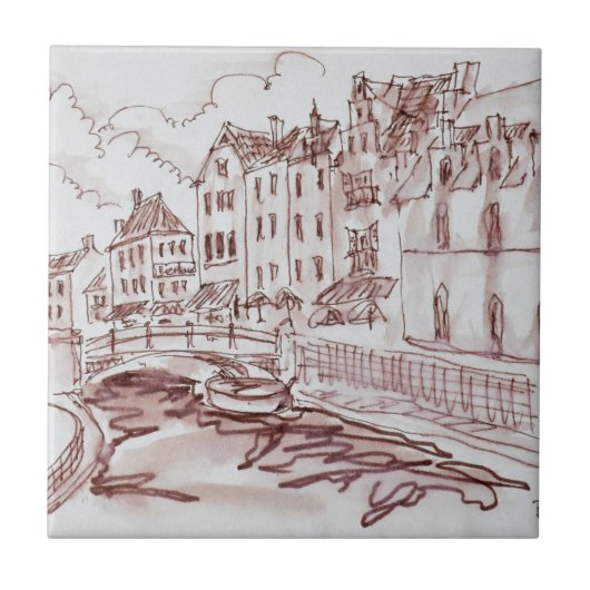 フレミッシュ建築| Ghent （ベルギー） タイル (正面)