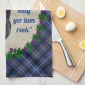 フレミングなスコットランド犬のキッチンタオル キッチンタオル (四つ折り)