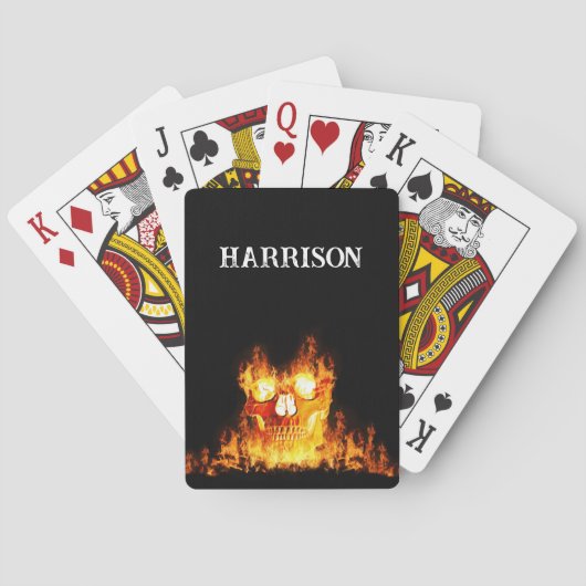 フレミング スカル フレーム ファイア サークル モノグラム トランプ (裏面)