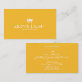 フレミング・ファイア（白い炎） 名刺 (正面/裏面)