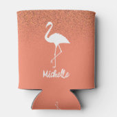 フレミンゴのカスタマイズ 缶クーラー (裏面)