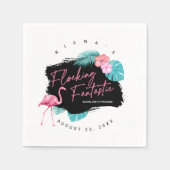 フレミンゴ・バチュロレッテ・パーティー・アート・バージョン2 ID930 スタンダードカクテルナプキン (正面)