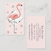 フレミンゴ ピンク ダイヤモンド 名刺 (正面/裏面)