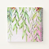 フレミンゴ フロリダ トロピカル フラワーズ ノートブック (裏面)