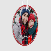 フレモダンームシンプル写真家の記念 オーナメント (正面)