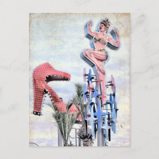 フレモント通りラスベガスネバダポストカード ポストカード (正面)