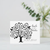フレンシップ ツリー ウェディング レスポンス カード (スタンド正面)