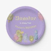 フレンズおもしろいの誕生日 ペーパープレート (正面)