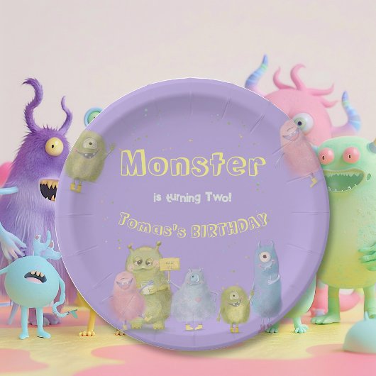 フレンズおもしろいの誕生日 ペーパープレート