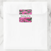 フレンズかわいらしガーデンピンク考えフラワーズオブユー スクエアシール (バッグ)