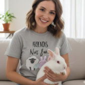 フレンズではないフードビーガンベジタリアンダイエットシャツ Tシャツ