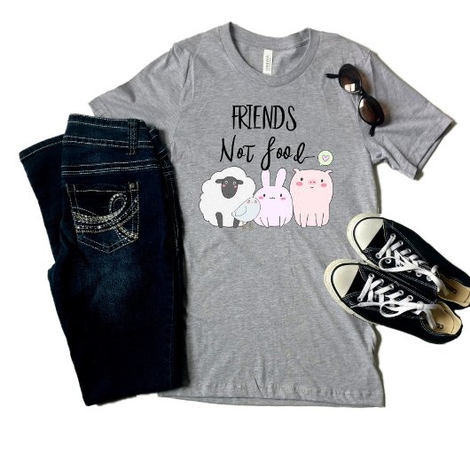 フレンズではないフードビーガンベジタリアンダイエットシャツ Tシャツ