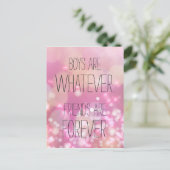 フレンズは永遠にピンクスパークルズ友情引用文 ポストカード (スタンド正面)