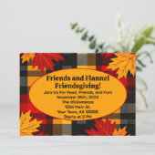 フレンズアンドフランネル フレンドスキービング プラッド招待状 招待状 (スタンド正面)
