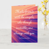 フレンズウィズザエンゼルスセントフランシス引用文 カード (黄色い花)