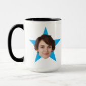 フレンズカスタムスターのスター顔ユニークギフト マグカップ (左)