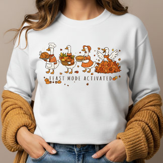 フレンズギビングにぴったりな、かわいいフェイラーの感謝祭Tシャツ Tシャツ