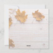 フレンズギビング シーズンカード (裏面)