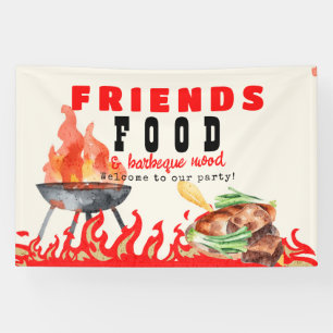 フレンズギビング ポトラック BBQ クックオフ 感謝祭 横断幕