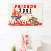 フレンズギビング ポトラック BBQ クックオフ 感謝祭 横断幕 (インサイチュ)