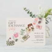 フレンズギフトエクスチェンジピンクホリデーパーティー 招待状 (スタンド正面)