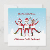 フレンズクリスマスパーティー招待状 招待状 (正面)