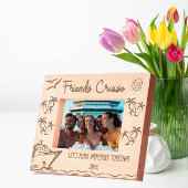 フレンズクルーズ一緒に思い出をつくろう レーザー彫刻フレーム