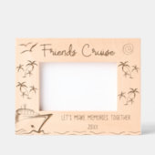 フレンズクルーズ一緒に思い出をつくろう レーザー彫刻フレーム (正面)