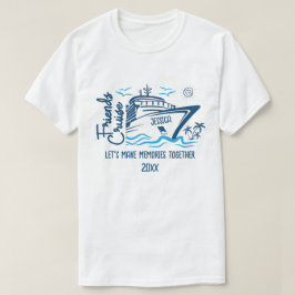 フレンズクルーズLet's Making Memories & 名前をカスタムする Tシャツ