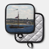 フレンズグッドウィズビッグセーブルライトハウスポットホルダー 鍋敷き (正面/裏面)