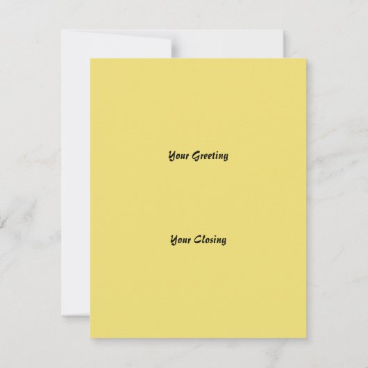 フレンズサンシャイン引用文カスタムグリーティングカード カード (裏面)