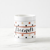 フレンズテラコッタサンド水玉模様 コーヒーマグカップ (中央)