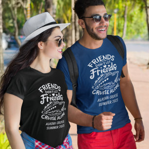 フレンズトリップクルージングクルーズパーソナライズされたグループ Tシャツ