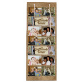 フレンズフォトコラージュDIY写真6ピックジュート ワインギフトバッグ (正面)