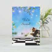 フレンズフォーエバーキャットバタフライ偶数招待状 招待状 (スタンド正面)